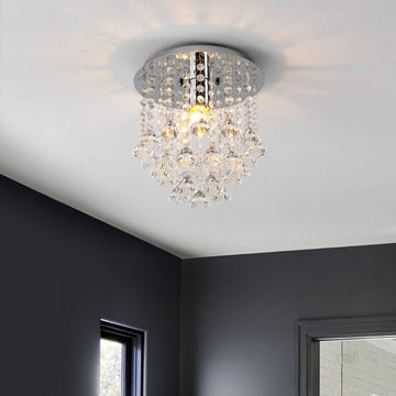 Lillibet 9.88" Traditional Transitional Iron LED Semi Flush Mount - JONATHAN Y